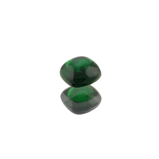 2ct Cushion Cab Deep Saturated Green Tsavorite