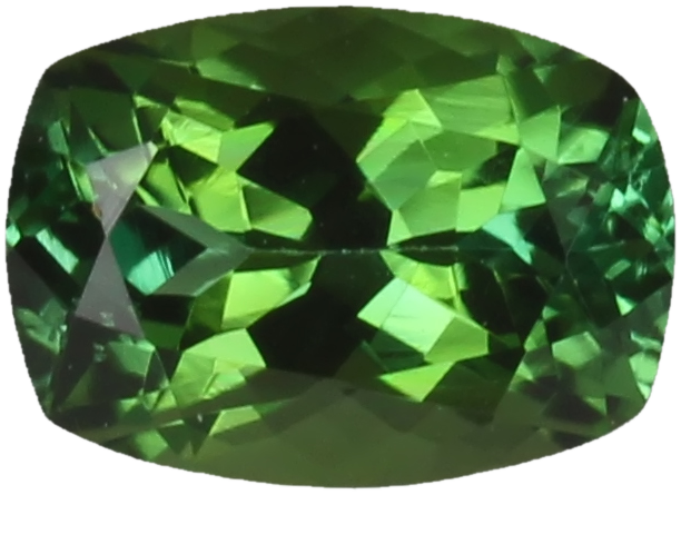 7x5mm Cushion Mint Green Tourmaline