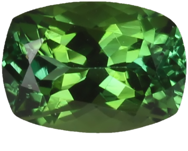 7x5mm Cushion Mint Green Tourmaline