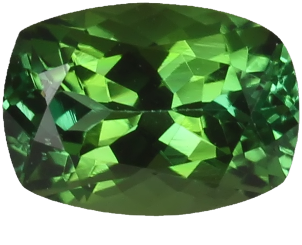 7x5mm Cushion Mint Green Tourmaline