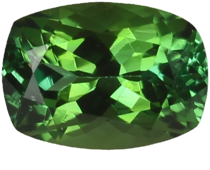 7x5mm Cushion Mint Green Tourmaline
