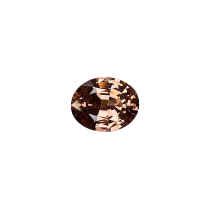 4ct Oval Peach Malaya Garnet