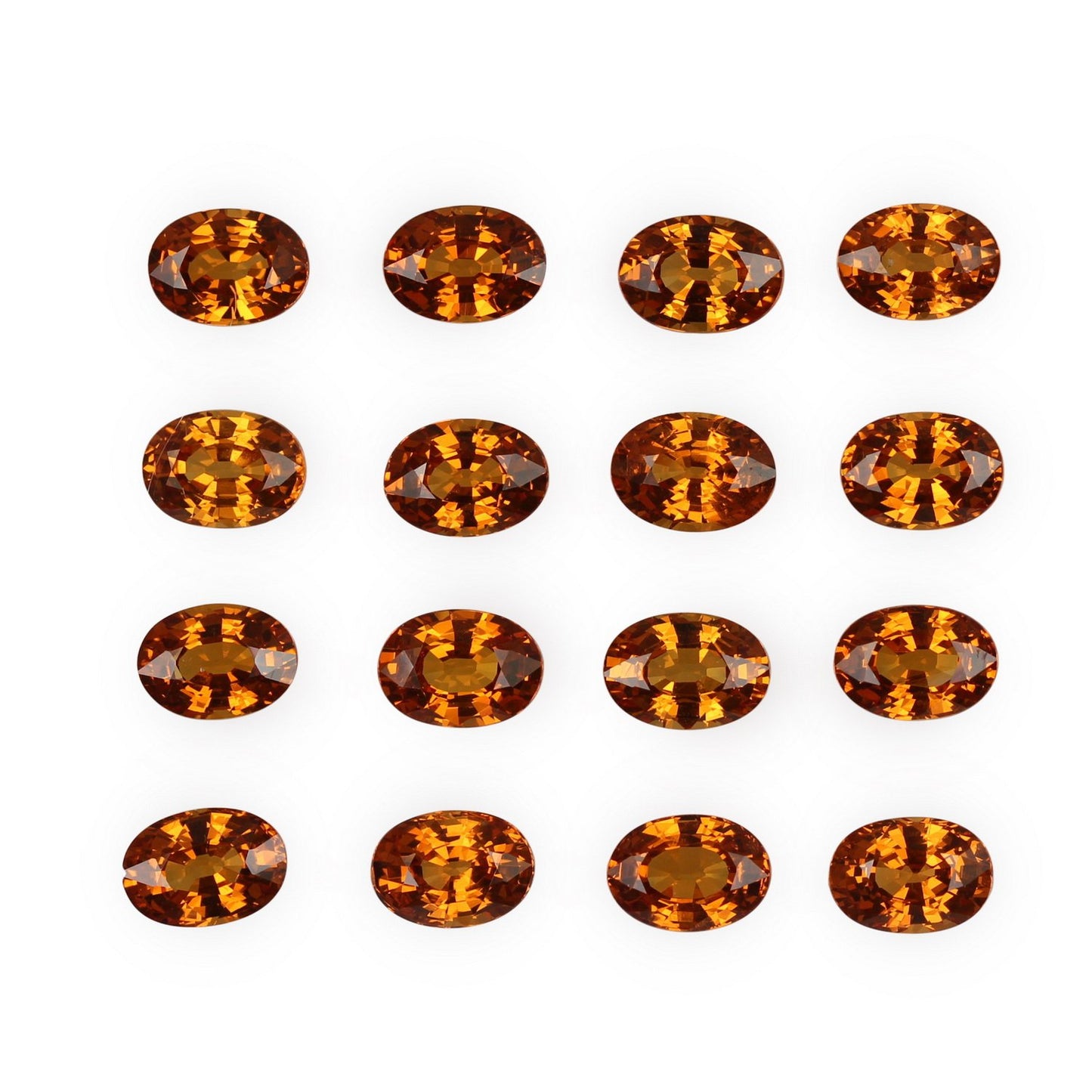 7x5mm Oval Medium Orange Spessartite