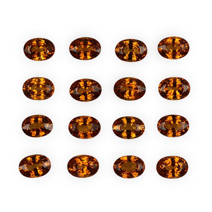 7x5mm Oval Medium Orange Spessartite