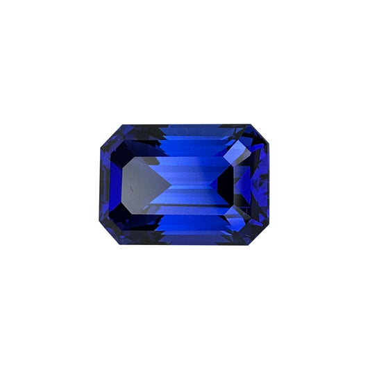 3.9ct Emerald Cut AAA Color Tanzanite
