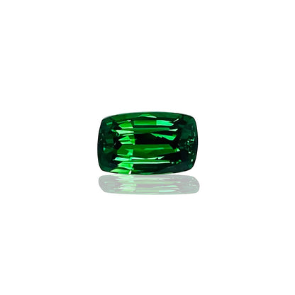 1.56ct Cushion Gem Quality - Fine Intense Green Tsavorite