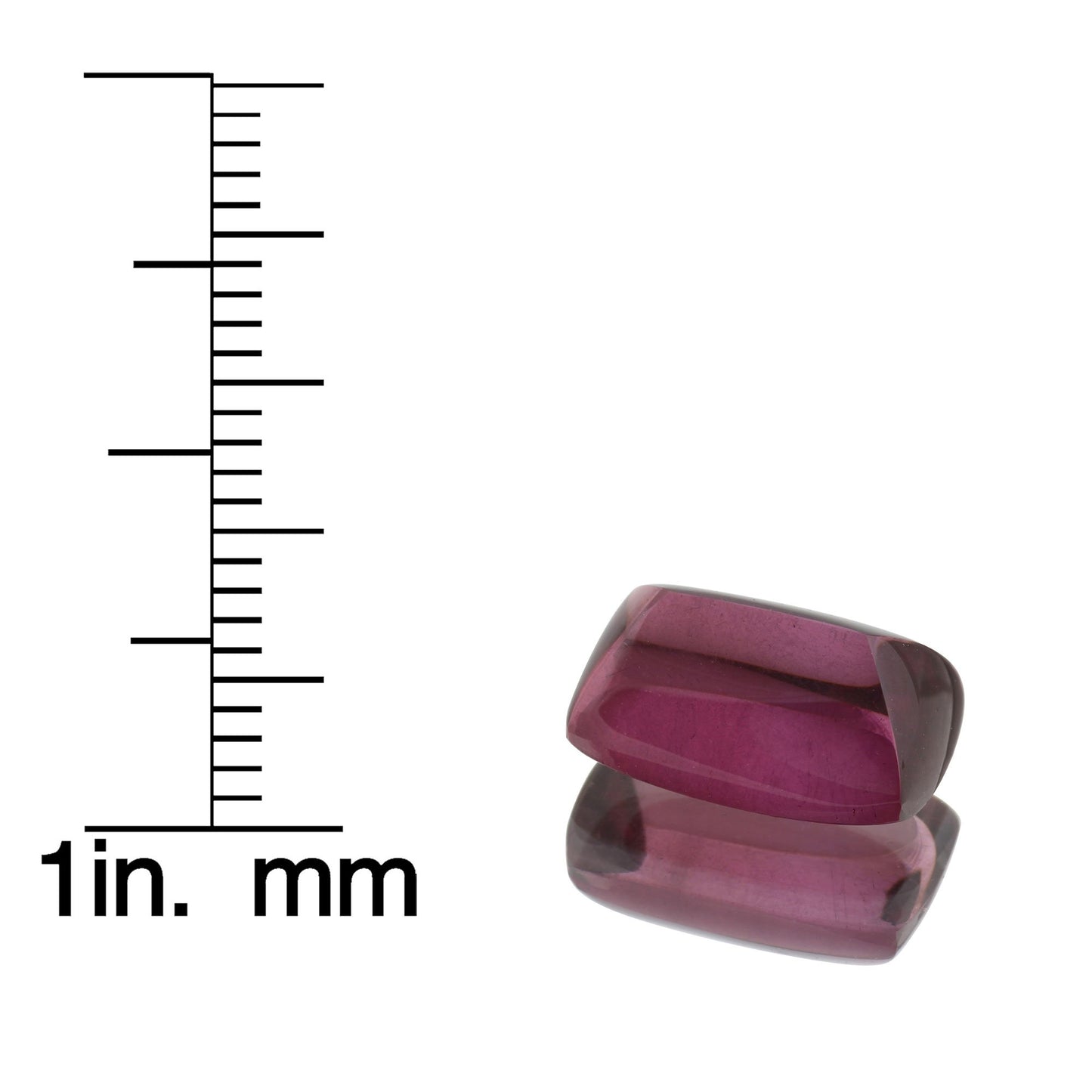 6.92ct Sugarloaf Cab Deep Burgundy Rhodolite
