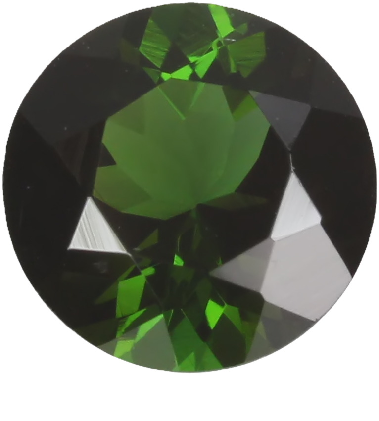 8mm Round Deep Green Tourmaline