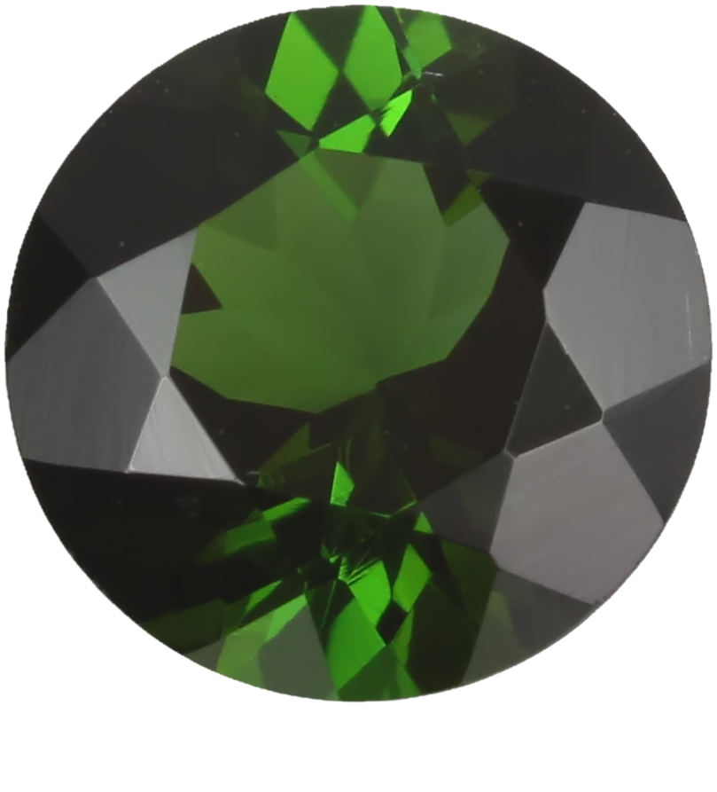 8mm Round Deep Green Tourmaline