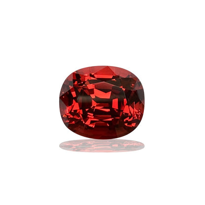 10.63ct Cushion Red-Orange Malaya Garnet