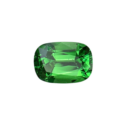 2.3ct Cushion Bright Green Tsavorite