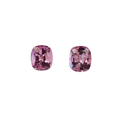 Cushion Medium Pink Spinel Pair