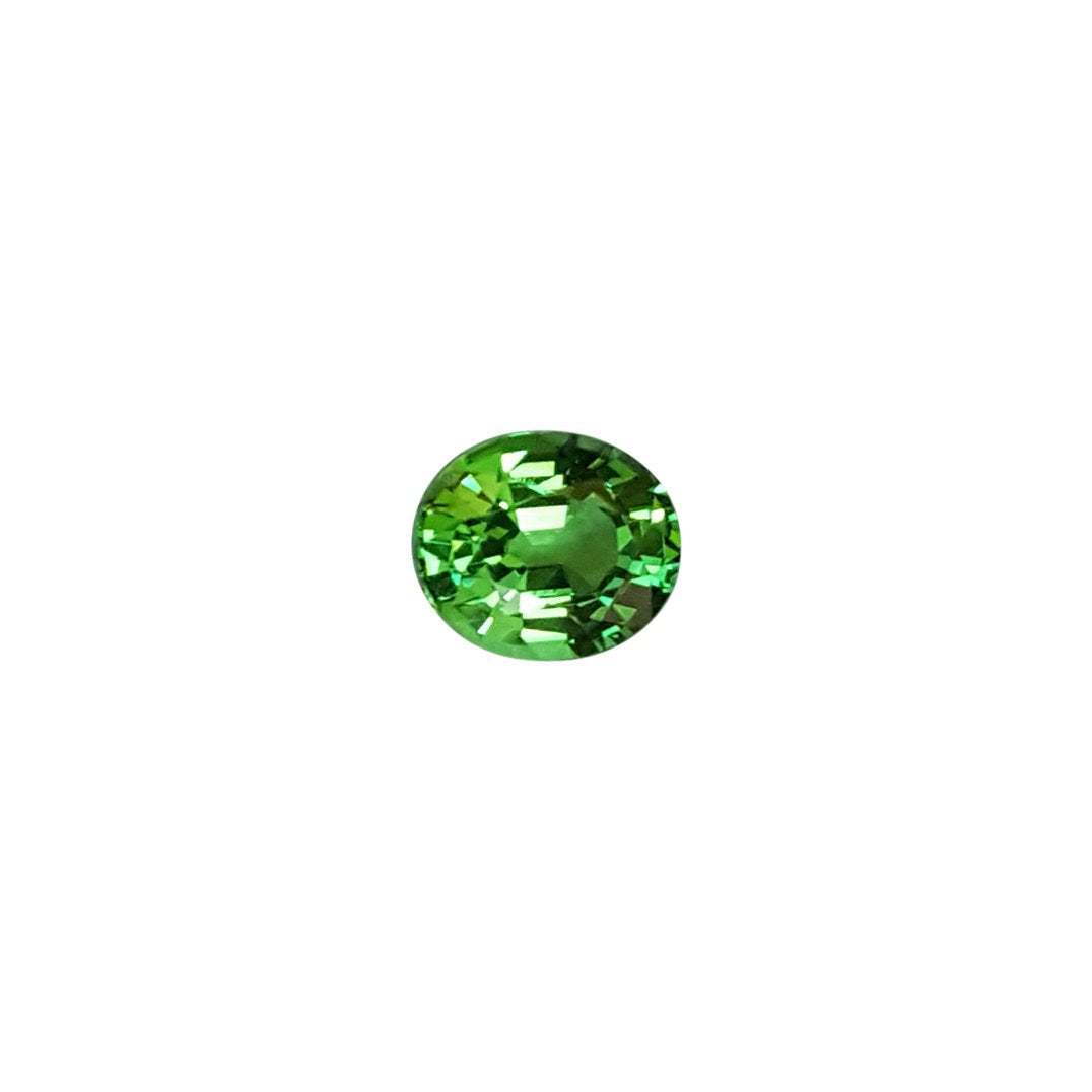1.06ct Oval Bright Green Tsavorite