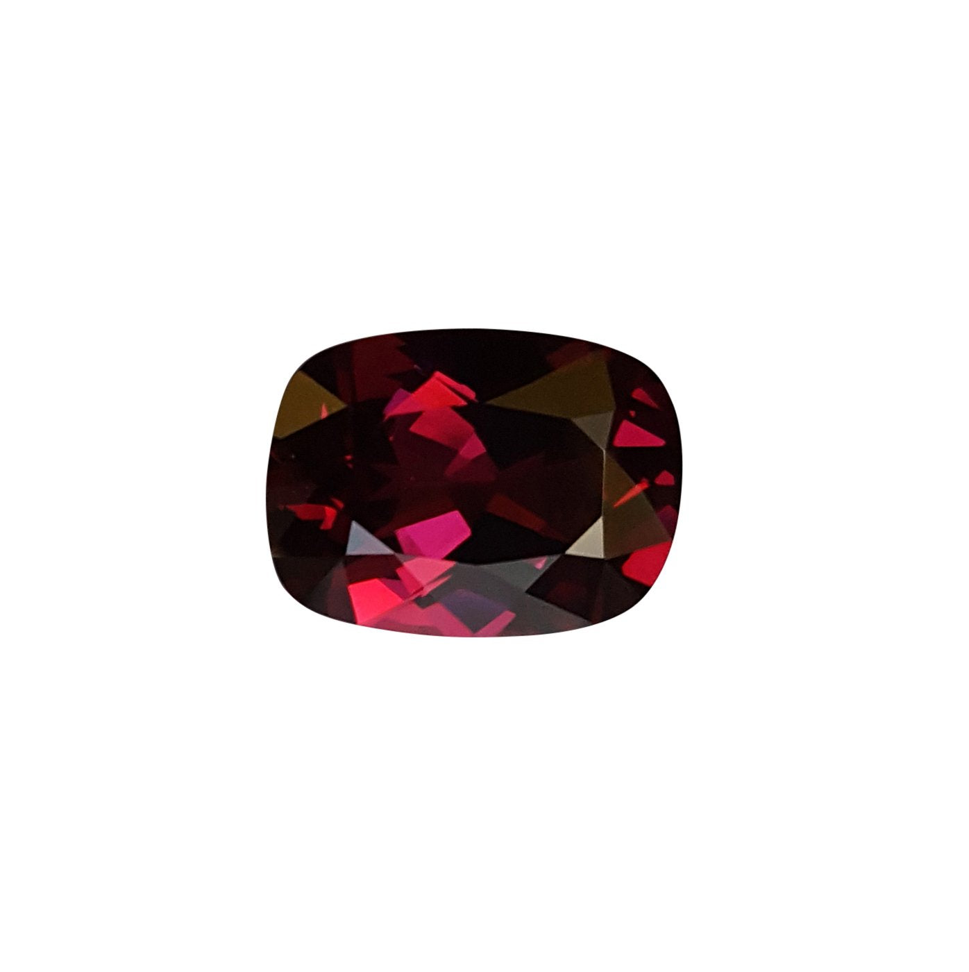 9.34ct Cushion Open Burgundy Rhodolite