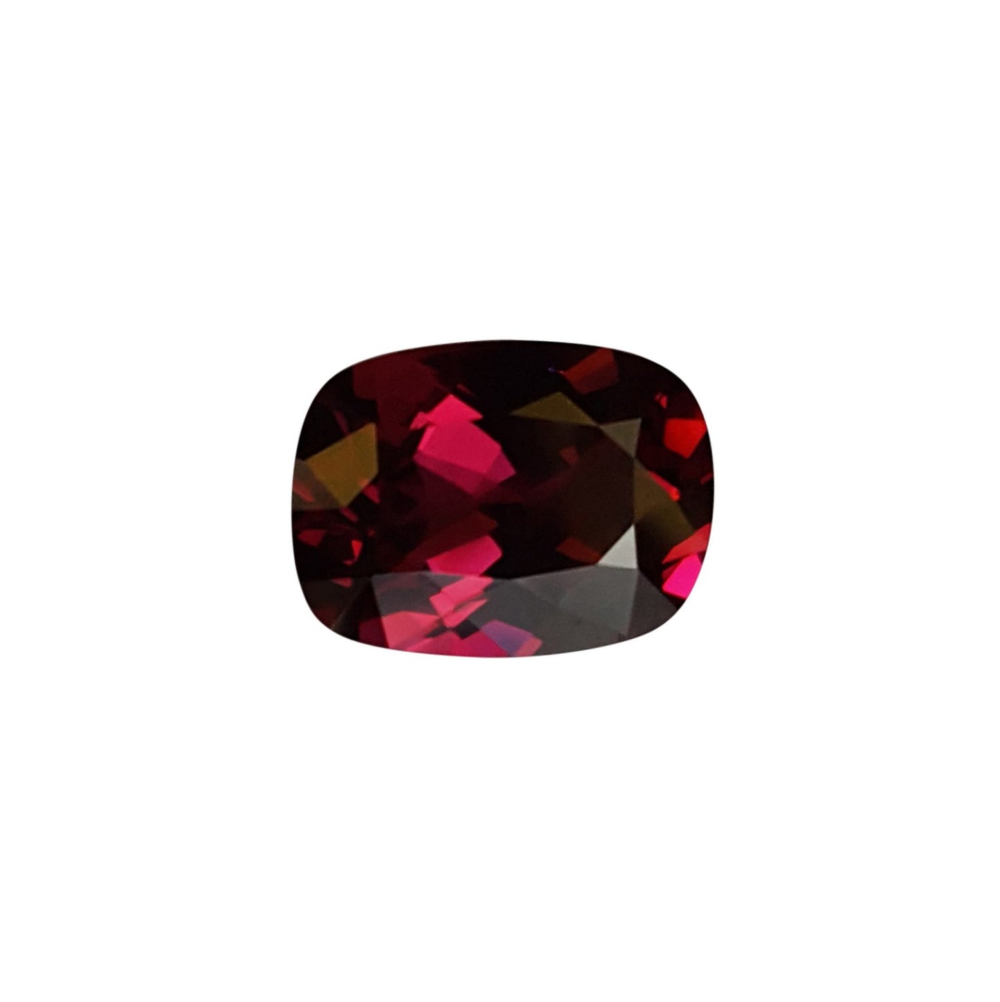 9.34ct Cushion Open Burgundy Rhodolite