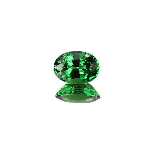 3.89ct Oval Bright Green Tsavorite