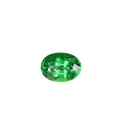 3.89ct Oval Bright Green Tsavorite