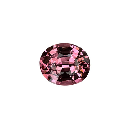 10x8mm Oval Peach Malaya Garnet