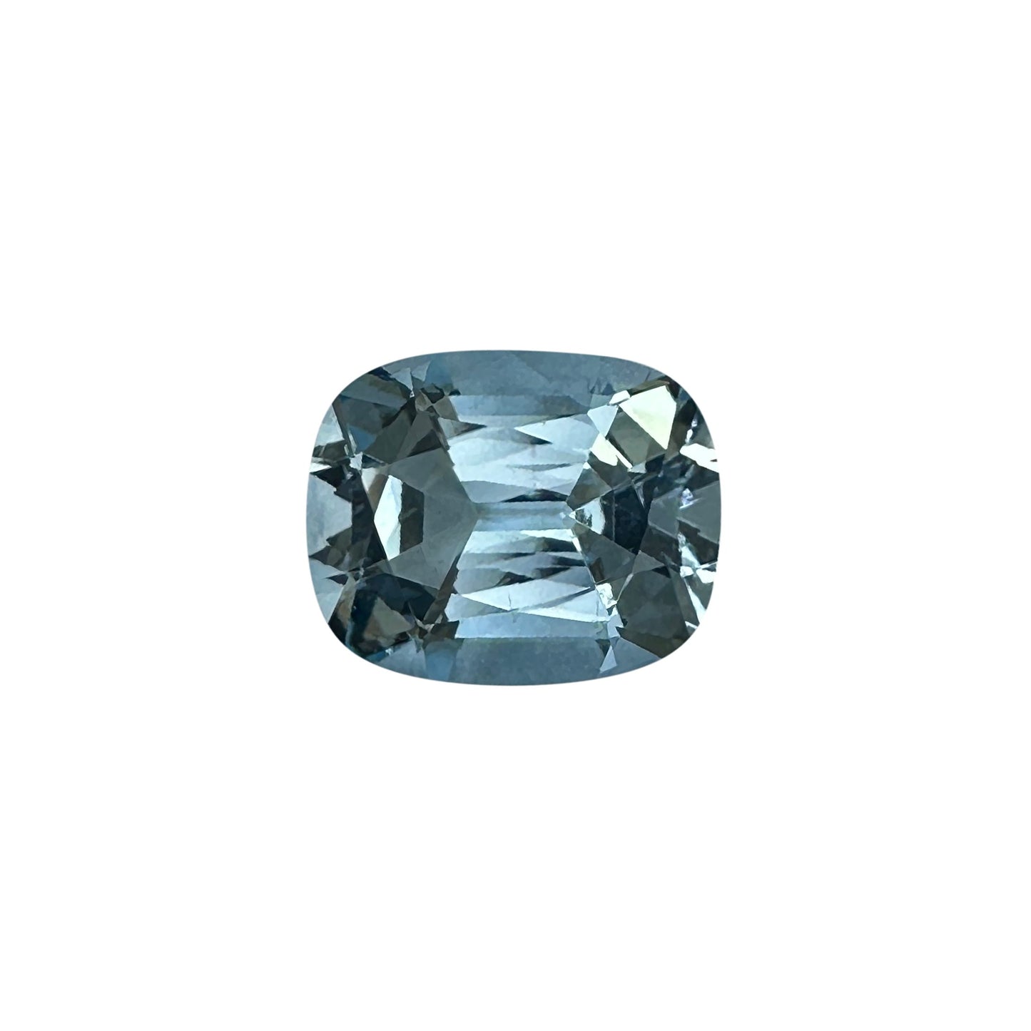 3.67ct Cushion A Color Aquamarine