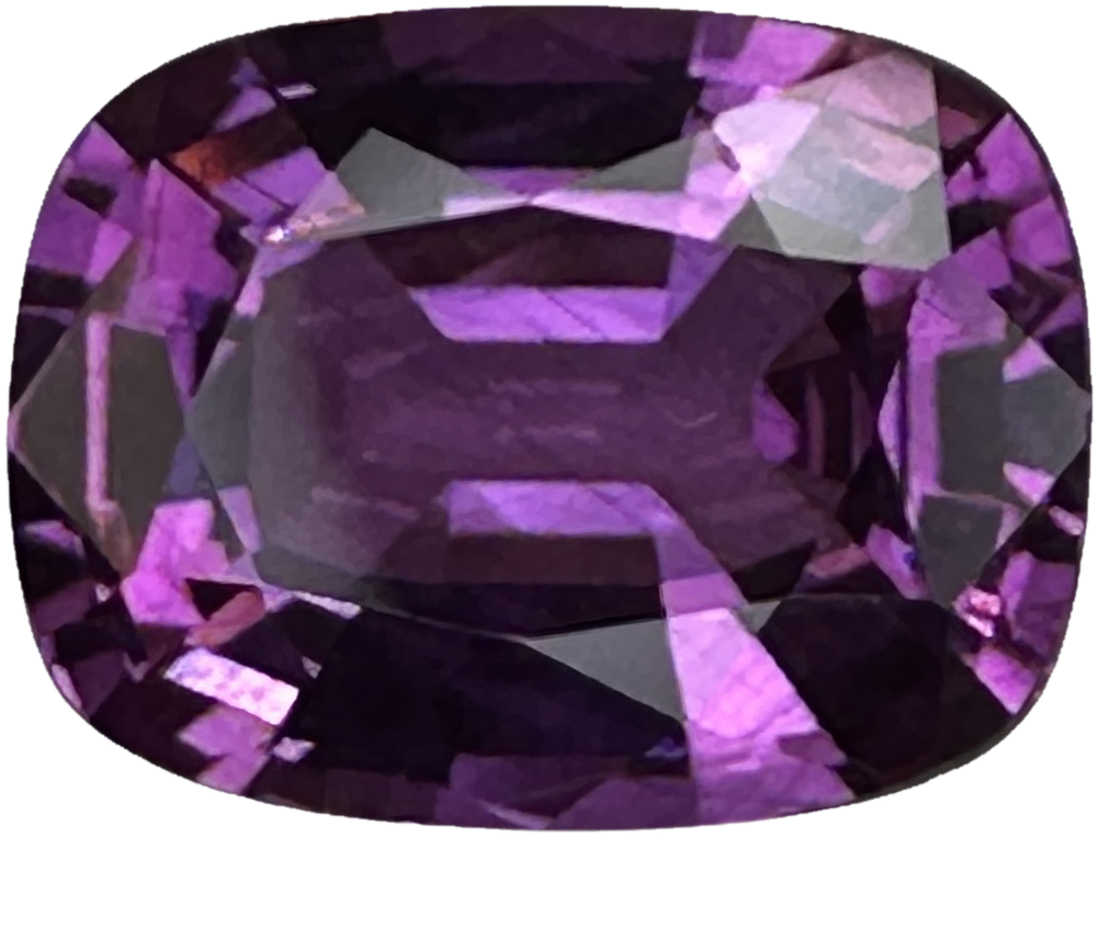 2.84ct Cushion Rhodolite