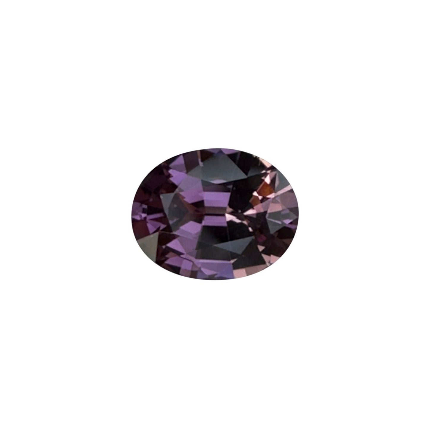 10.2x8.1mm Oval Light Purple Malaya Garnet