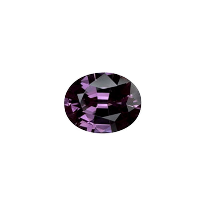 10.2x8.1mm Oval Light Purple Malaya Garnet