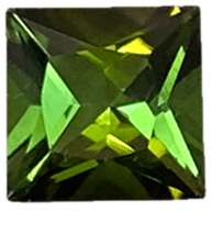 6.5mm Princess Cut Mint Green Tourmaline