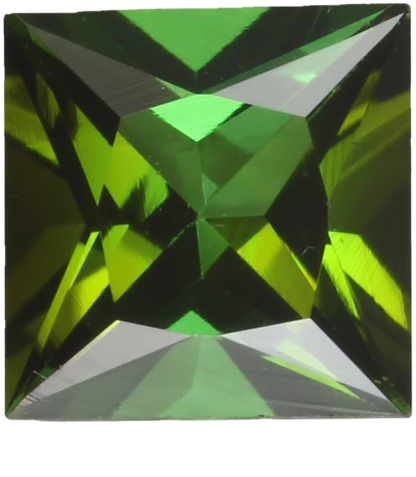 6.5mm Princess Cut Mint Green Tourmaline