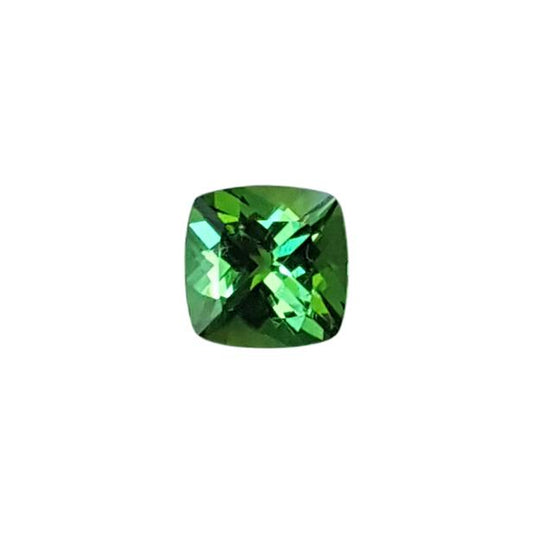 5.5mm Cushion Bright Green Tsavorite