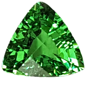 1.84ct Trillion Fine Intense Green Tsavorite