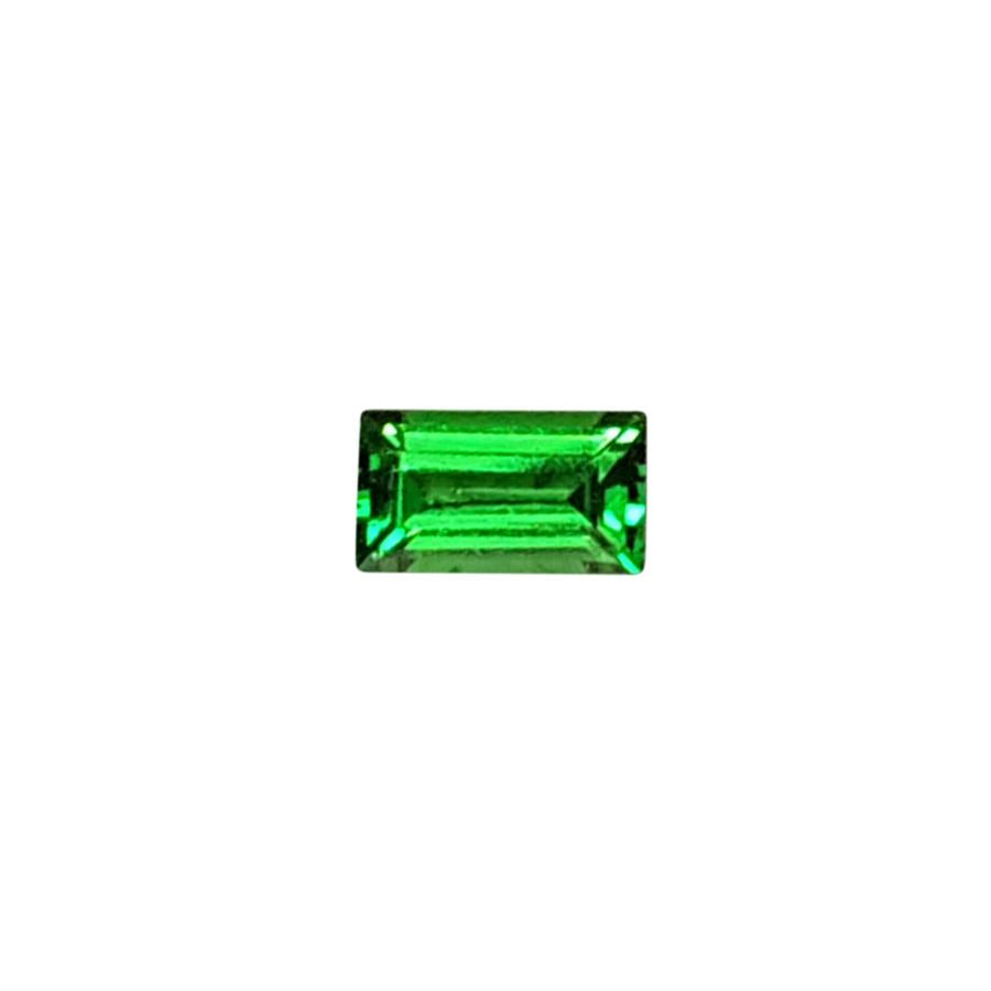6.5x3.5mm Baguette Fine Intense Green Tsavorite