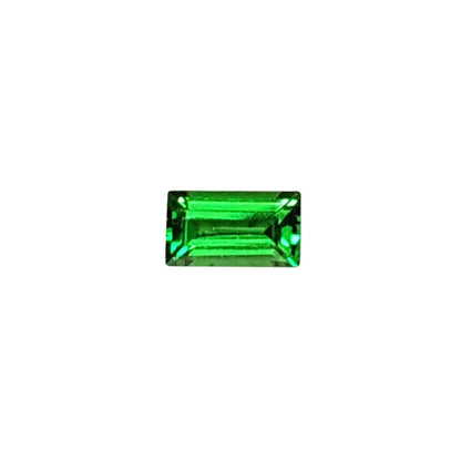 6.5x3.5mm Baguette Fine Intense Green Tsavorite