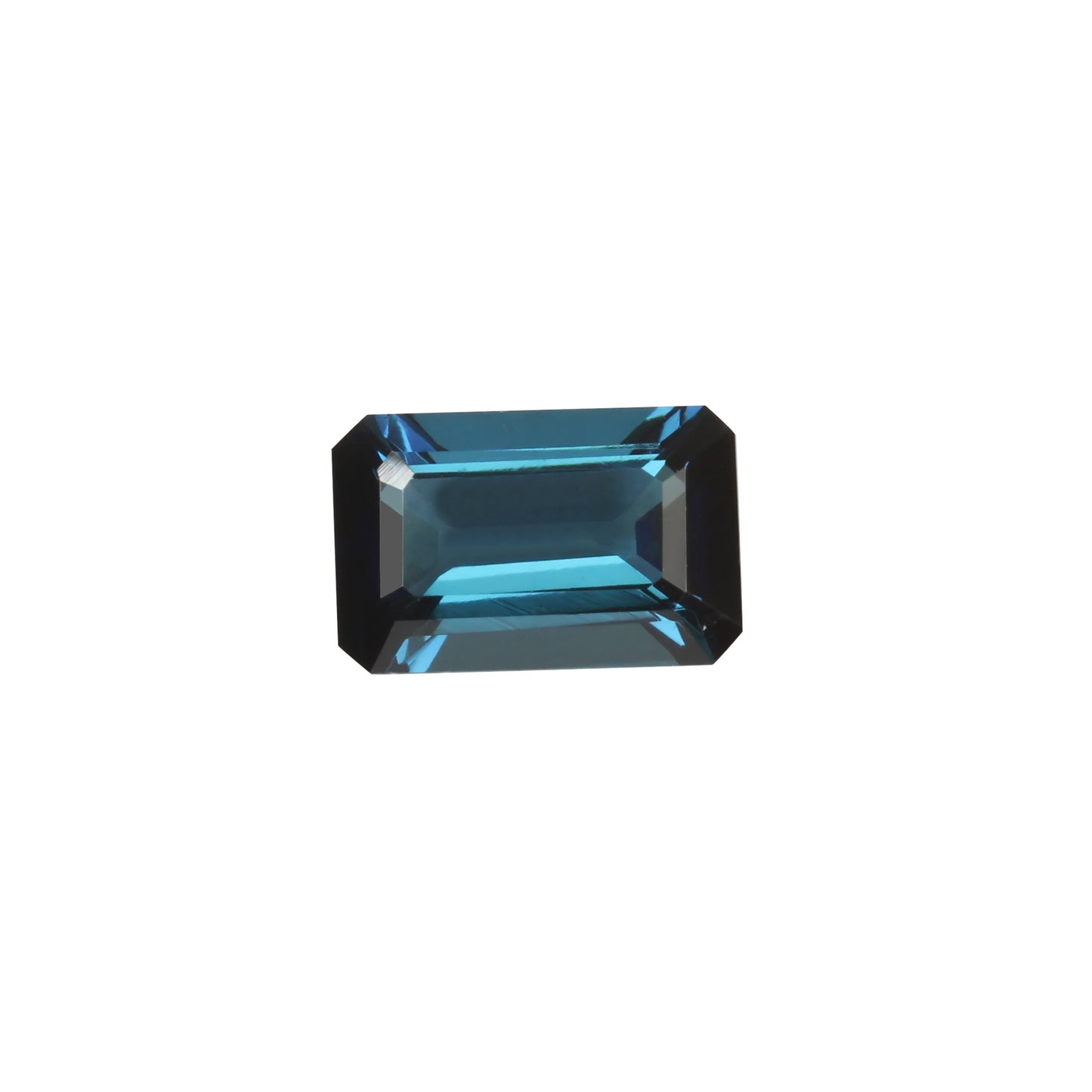 2.06ct Emerald Cut Deep Blue Tourmaline