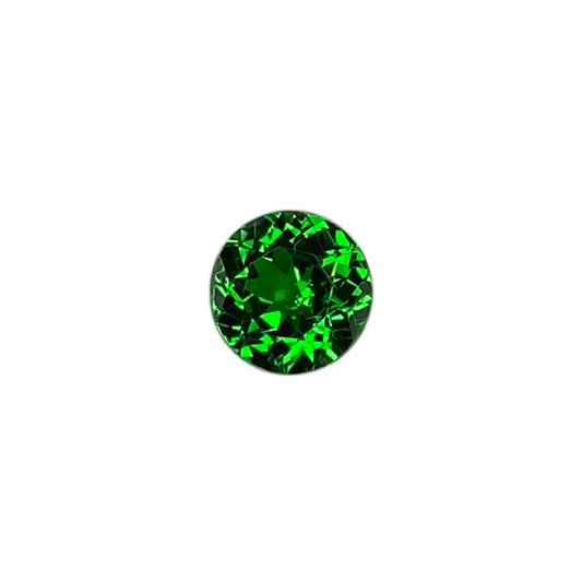 6.2mm Round Fine Intense Green Tsavorite