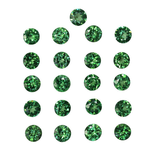 4.7mm Round Bright Green Tsavorite