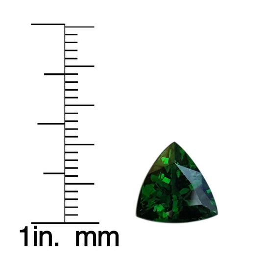 2.92ct Trillion Fine Deep Green Chrome Tourmaline