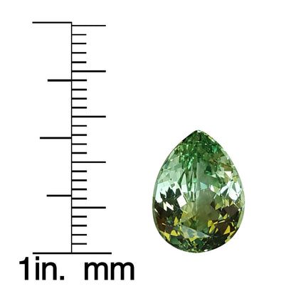 5.73ct Pear Shape Mint Garnet