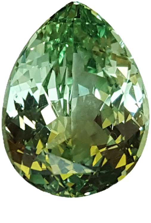 5.73ct Pear Shape Mint Garnet
