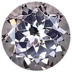 6.7mm Round Light Grey Spinel