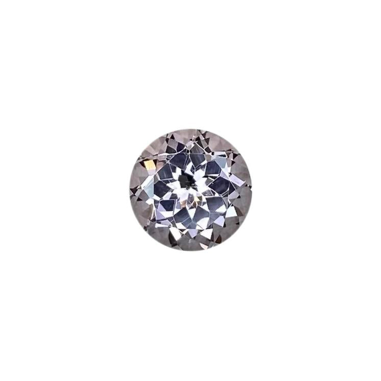 6.7mm Round Light Grey Spinel