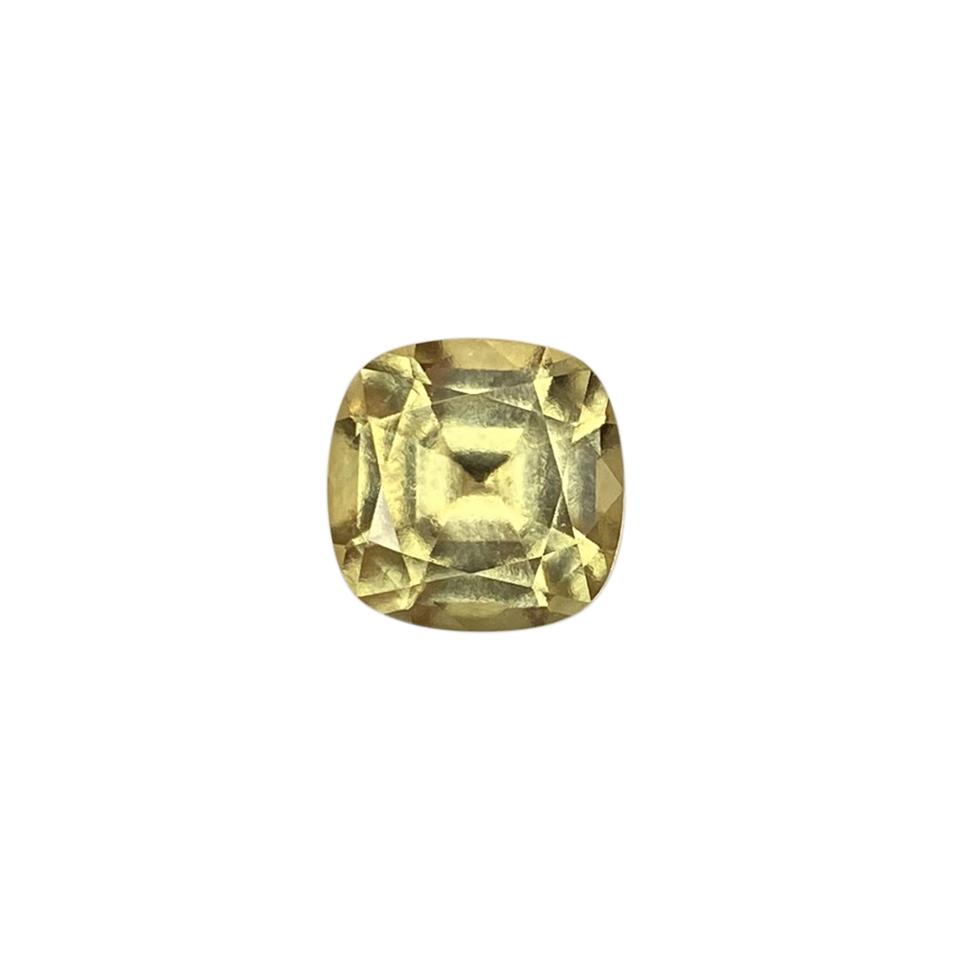 6.9ct Cushion Y Color Grossular Garnet