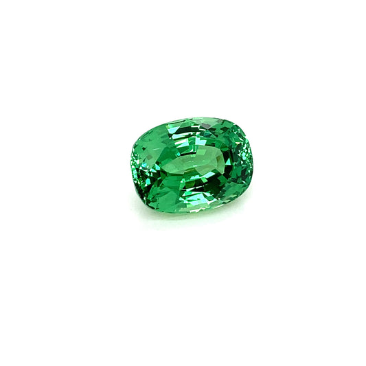 10.5ct Cushion Bright Green Tsavorite