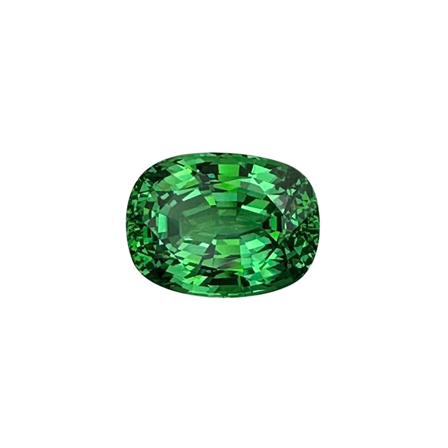 10.5ct Cushion Bright Green Tsavorite