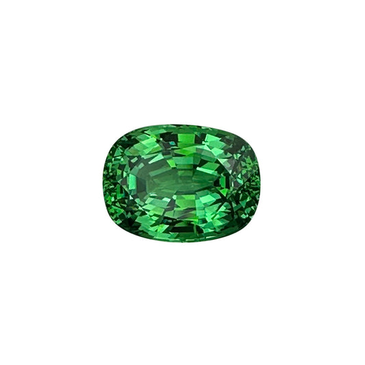 10.5ct Cushion Bright Green Tsavorite