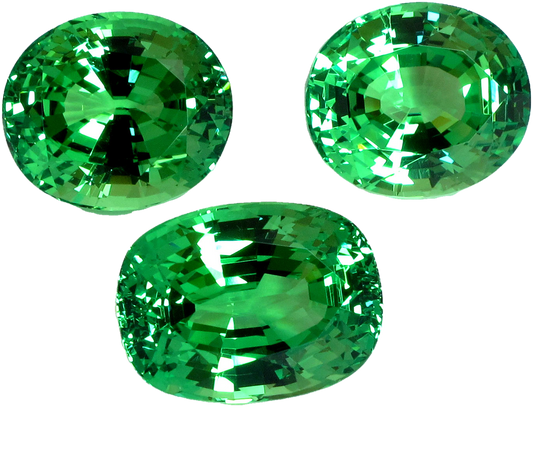 10.5ct Cushion Bright Green Tsavorite