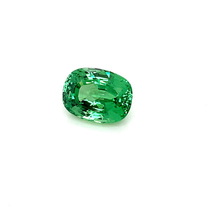 10.5ct Cushion Bright Green Tsavorite