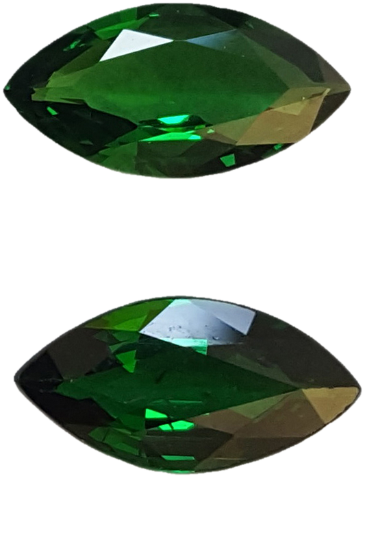 1.69ct Marquise Deep Saturated Green Tsavorite