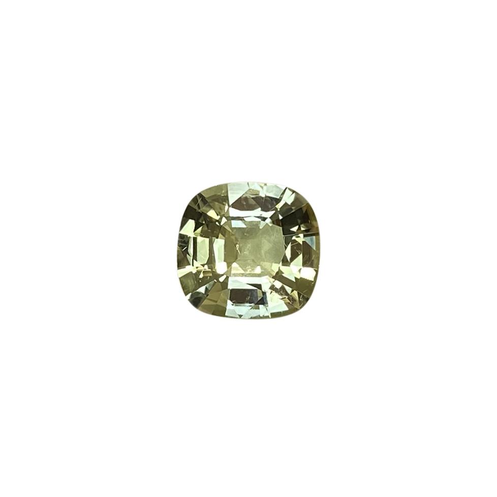 4.31ct Cushion Light Mint Green Tourmaline