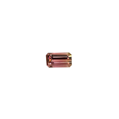 6.13ct Emerald Cut Bi-Color Tourmaline