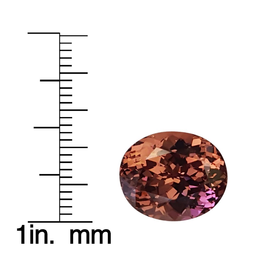 12.94ct Oval Malaya Garnet